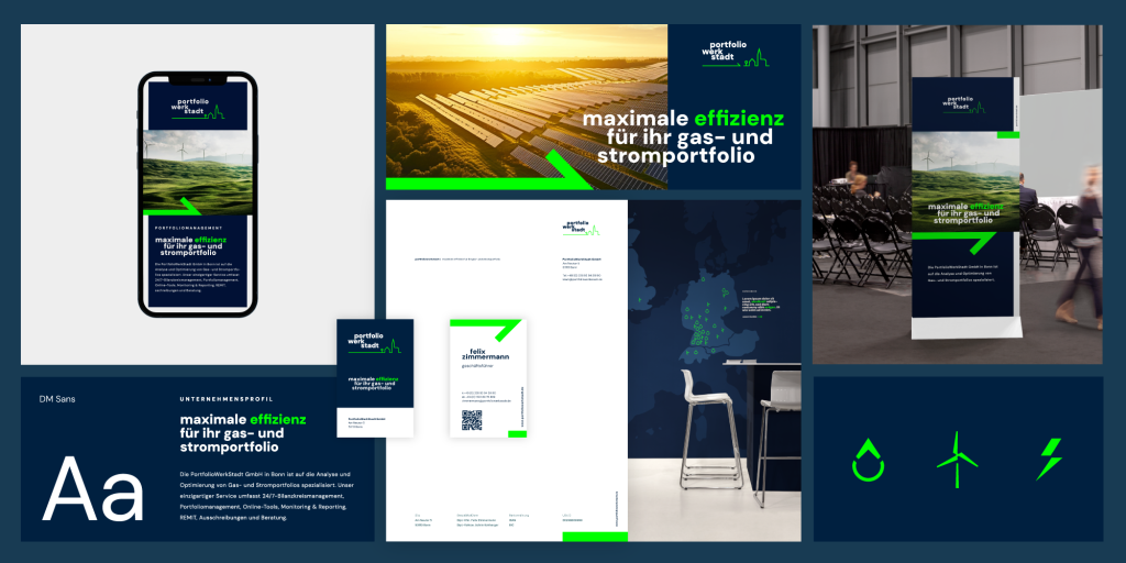 PortfolioWerkStadt // Corporate Design