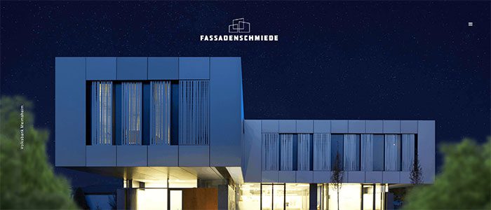 Fassadenschmiede // Internetpräsenz ist online